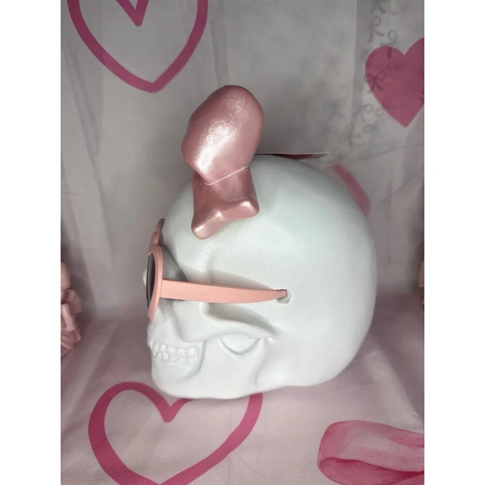 SUMMERWEEN PINK BOW SKULL WITH SUNGLASSES